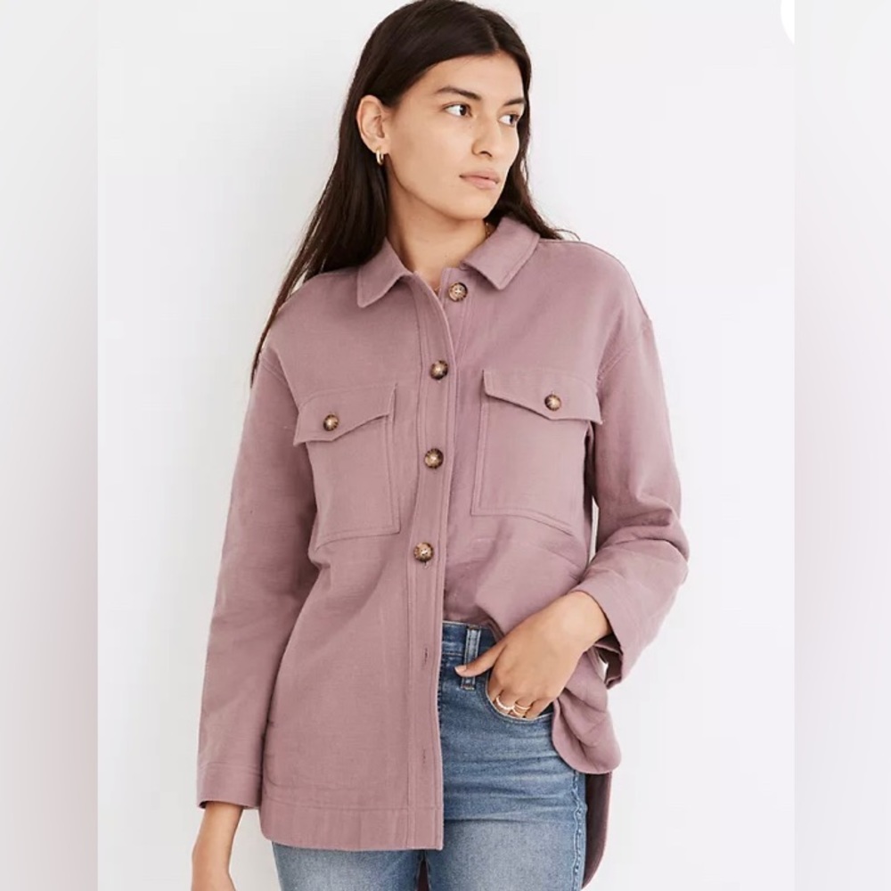 Madewell Mauve Utility Jacket